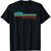 Camiseta Vintage Retro Nova York Cidade Skyline Urbano NYC NY Arquiteto