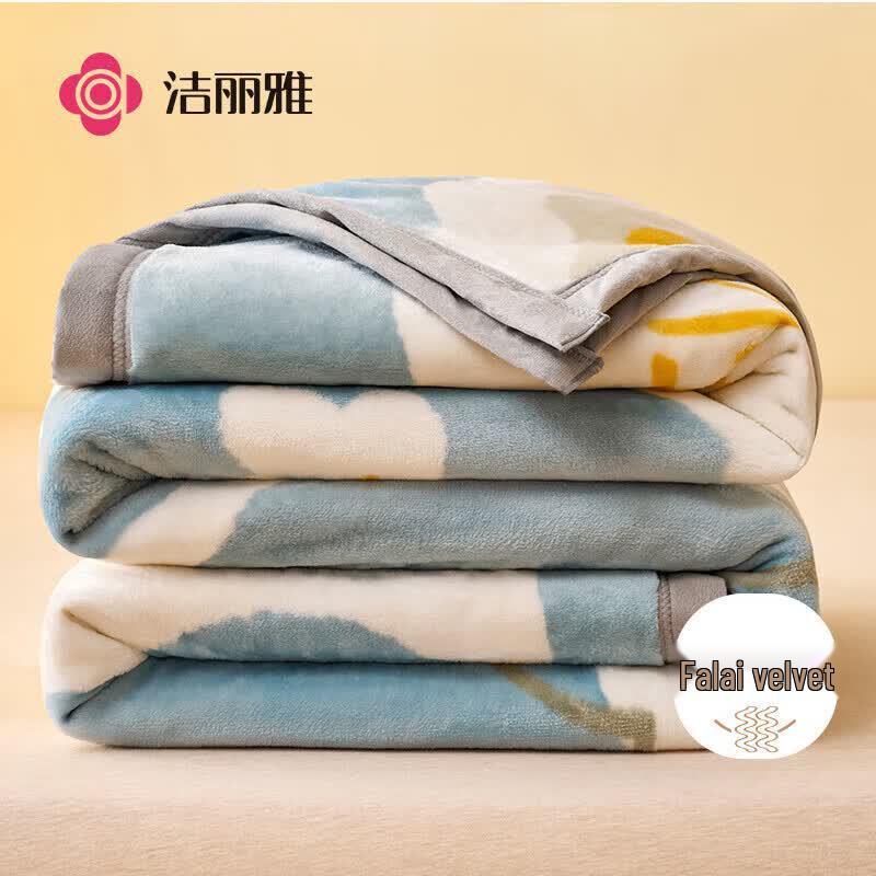 Grace Flower Field Dream Milk Velvet Flannel Winter Blanket
