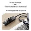 USB-C 3.0 Extender: 4-Port Type-C Hub for Computer and Tablet Expansion