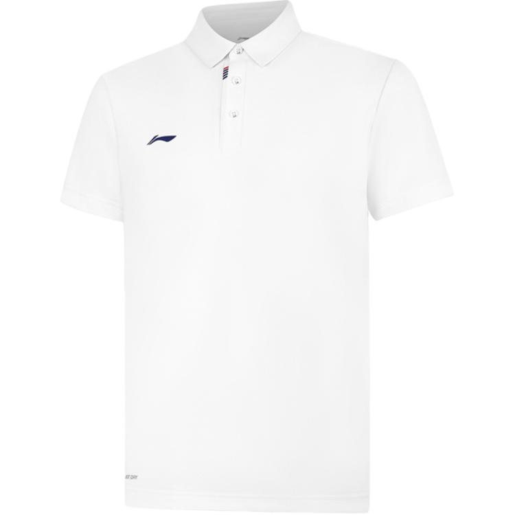 Li-Ning Simple Versatile Comfortable Breathable Quick-Drying Lightweight Short Sleeve Polo Shirt Men tops APLV133-1 XL