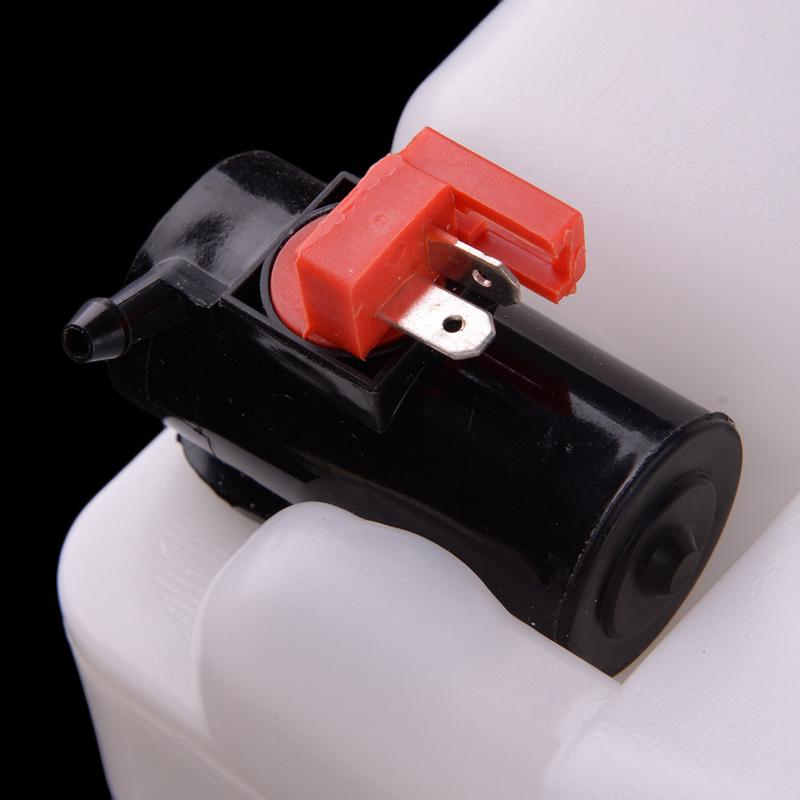 12V 1,8L Universell Bil Auto SUV Vindusspylerbeholder Pumpe Flaske Slange Spylerdyse Sett