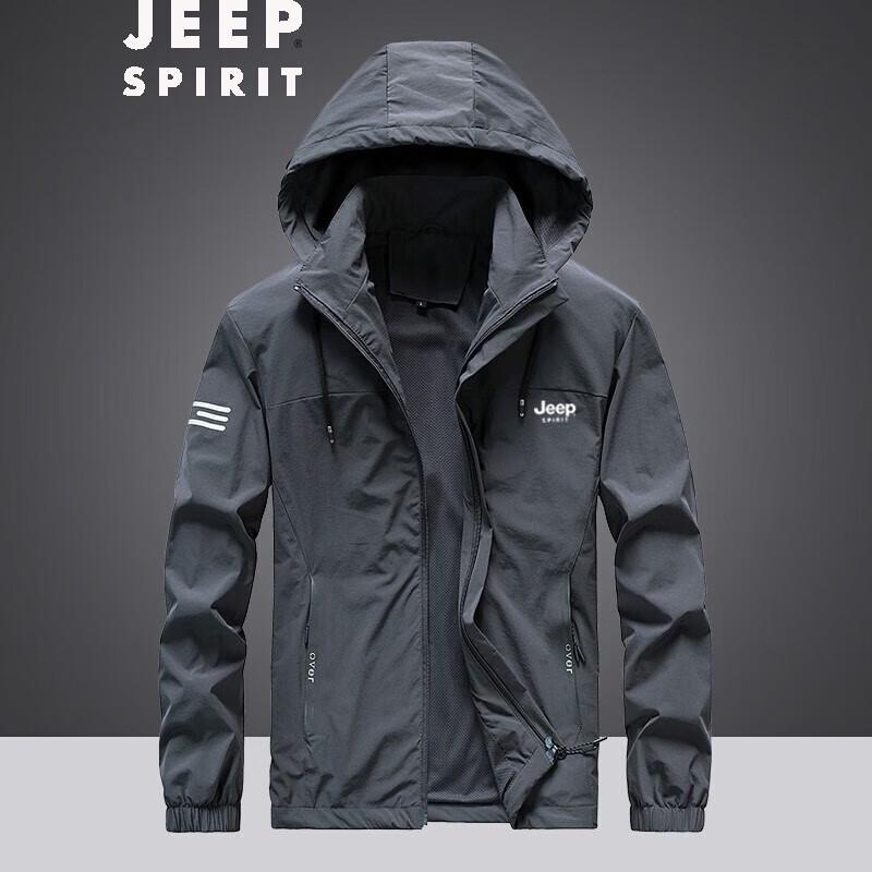 JEEP SPIRIT Herren Kapuzen-Freizeitjacke