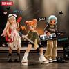 POP MART Peach Riot Rise Up Serie Figuren, 1 Stück Peach Riot Überraschungsbox Figuren, Feiertags-Geburtstagsgeschenke für Jungen und Mädchen