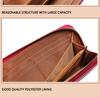 KANGAROO KINGDOM Women Wallet Genuine Leather Long Lady Clutch Purse Zipper Card Holder