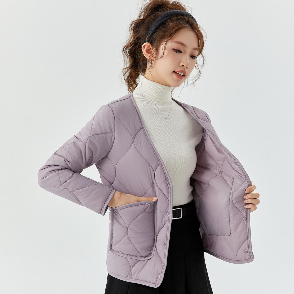 Winter Coat Cotton Jacket Women's Short Section Lightweight Enlarged Cotton Jacket Home Liner Can Be Worn Outside Cotton Women 2508