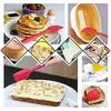 Kitchen Spatula Set, Silicone Dough Scraper, Heat Resistant Stainless Steel Core, Silicone