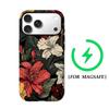 Vintage Hibiscus Bloom Phone Case for IPhone 17AIR 16E 16 15 14 13 12 11 17 Pro Max Plus Double-layer Back Cover