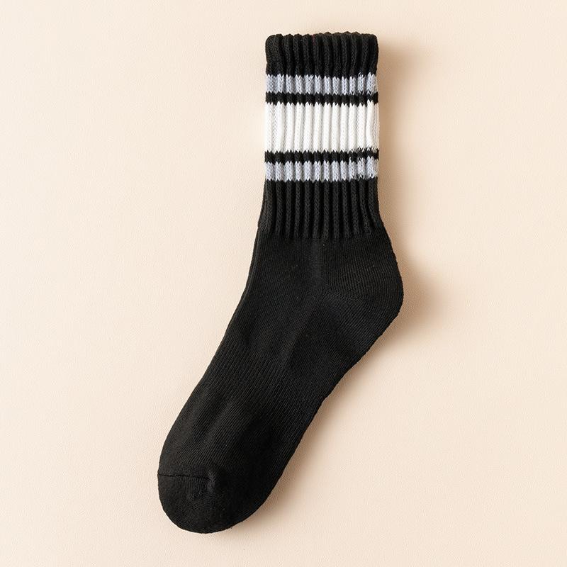 Men's Winter Thickened Socks, Long and Extended Cotton Socks for Warmth, Winter Loop Mid-calf Socks, Autumn and Winter High-elastic Sports Socks