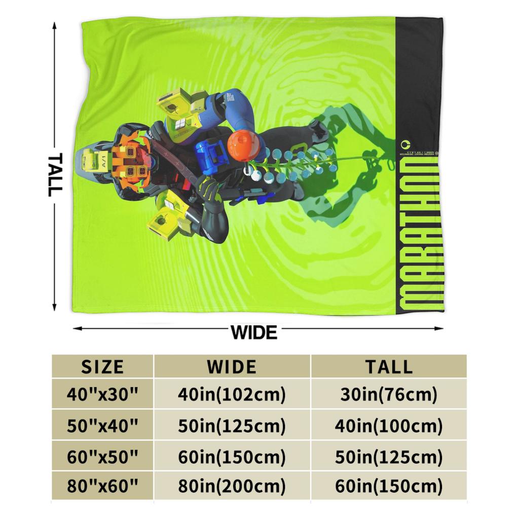 Game Marathon Throw Blanket for Couch Soft Cozy Plush Blanket 50x60 Inches Multiple Sizes Bedspread for All Seasons