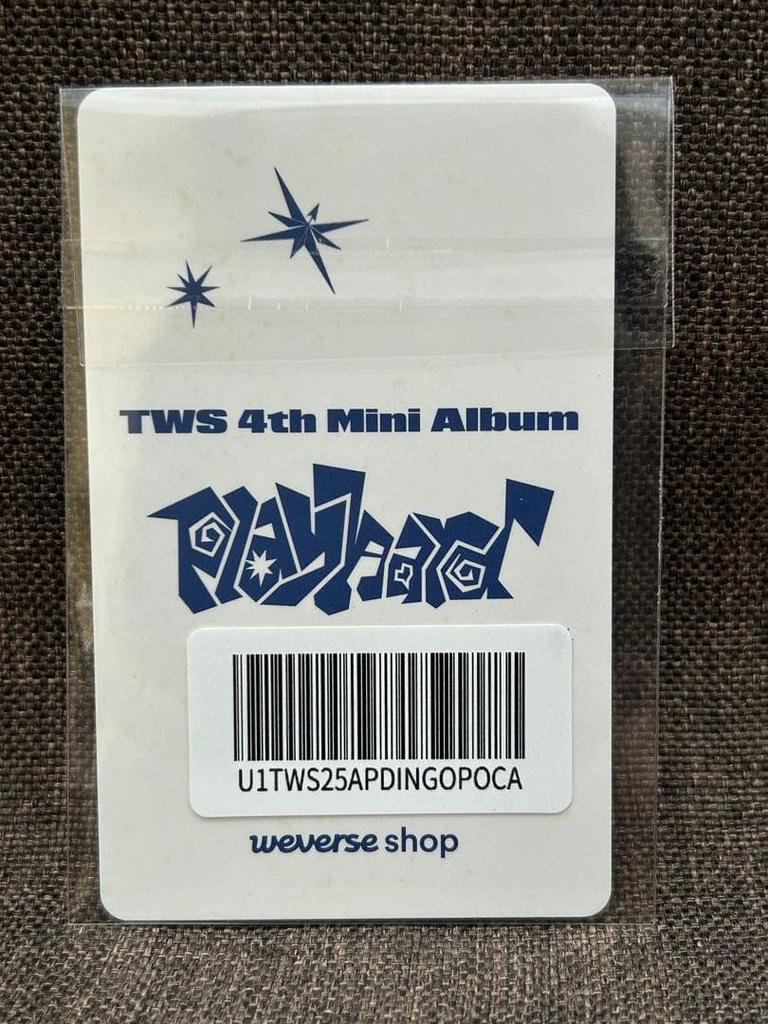 [USED] TWS Playhard Youtube Dingomusic Trading Card Hanjin