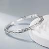 Ethnic Style Personalized Möbius Ring Totem 925 Sterling Silver Fashion Retro Solid Opening Bracelets  TYB606