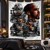 Duvara Asılan Goblen Lewis Hamilton Baskılı Kumaş Salon Yatak Odası Ev Dekoru İçin