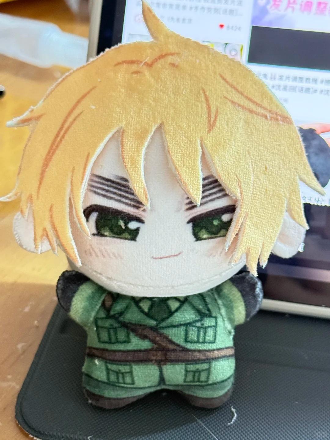 10cm Anime Arthur Kirkland Plüschtier Stoffpuppe Spielzeug Cos Plüsch Rucksack Anhänger Schlüsselanhänger Kawaii Puppe Geburtstag Weihnachten Geschenke