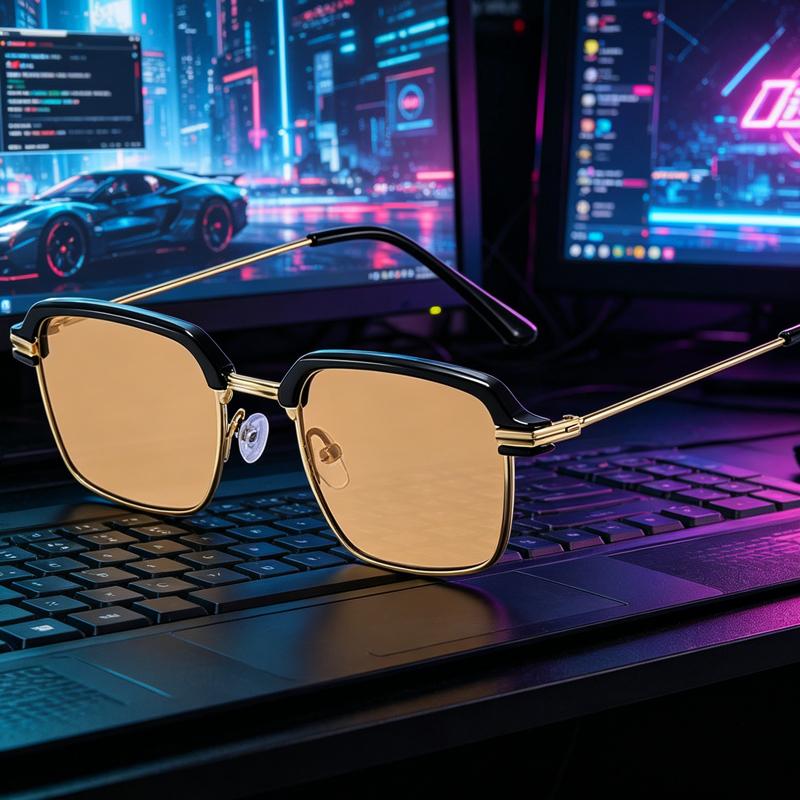New Stylish Men's Blue Light Blocking Glasses Women Fashion Elegant Computer Eyewear for Gaming Colorful Half Frame Spectacles