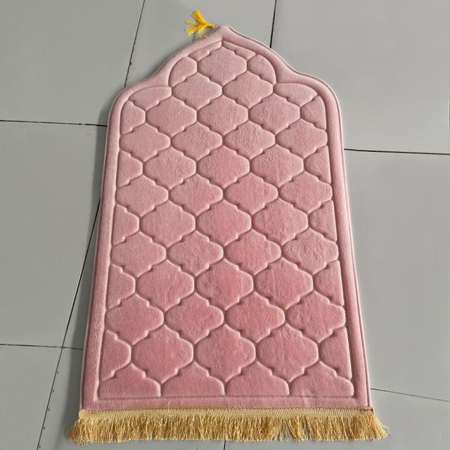 Muslim Prayer Mat Islamic Prayer Mat Triangle Shape Muslim Salat Eid Ramadan For Kids Adults Padded Muslim Prayer Mat