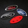 ABS 14.7x5.7cm Car Front Logo Hood Logo with Clutch Badge Sticker Ford MondeoFocus Fusion Fusion MK2 MK4 F150 F250 Badge Styling
