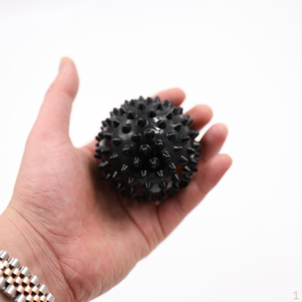 

Colors Massage Balls Spiky Stress Reflexology Tension Massager чорний