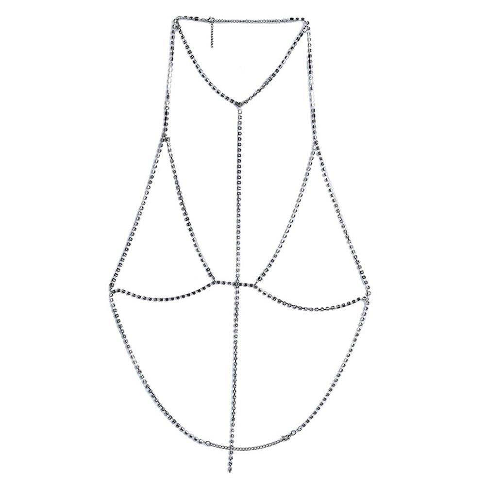 Fashionable Simple Alloy Body Chain Sexy Bikini Chain for Women