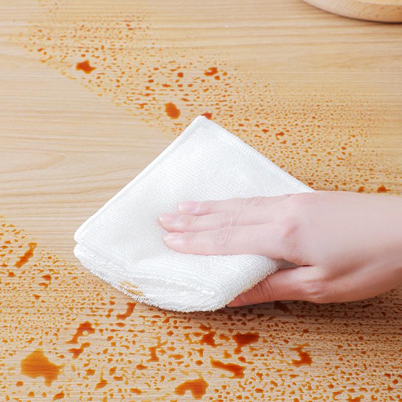 

Кухонные бытовые обезжиривающие нелипкие чистящие салфетки для мытья посуды 18*23cm белый