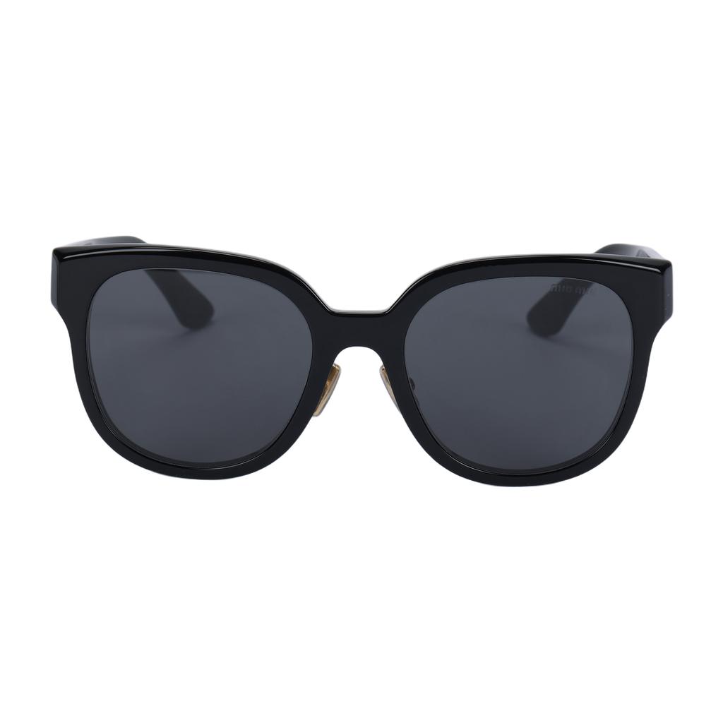 MIU MIU Square Sunglasses Women Sunglasses Black 0MU01ZS1AB5S0