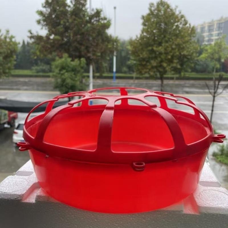 Simple Chicken Feeder Food Container Waterer Bowl for Poultry Small Bird Chickens and Ducks Quails Feeding Supply