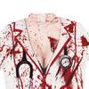 Hot Selling Women's Halloween Nurse Zombie Crew Neck Slim Sleeve Dress Women