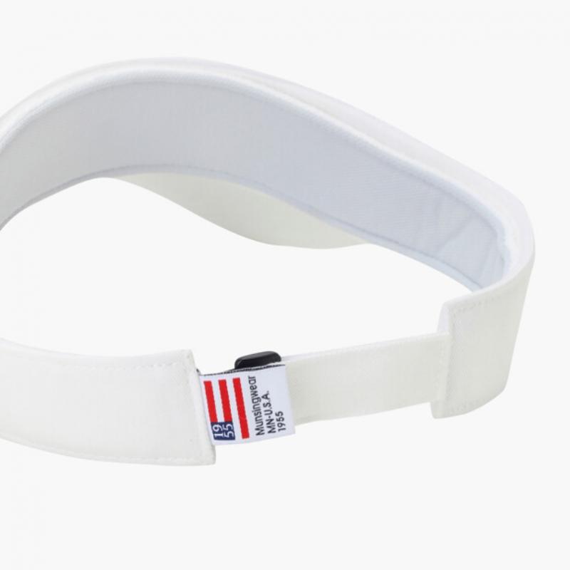 MunSingwear Men S eSSential Logo viSor White Mr111mcp21