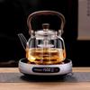 2026 Electric Ceramic Tea Set: High-Temperature Resistant Glass Kettle & Household Teapot for Brewing