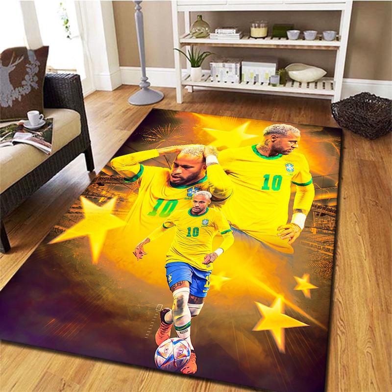 Neymar Carpet Rug for Living Room Bedroom Home Sofa Decoration,Kids play Non-slip Floor Mat