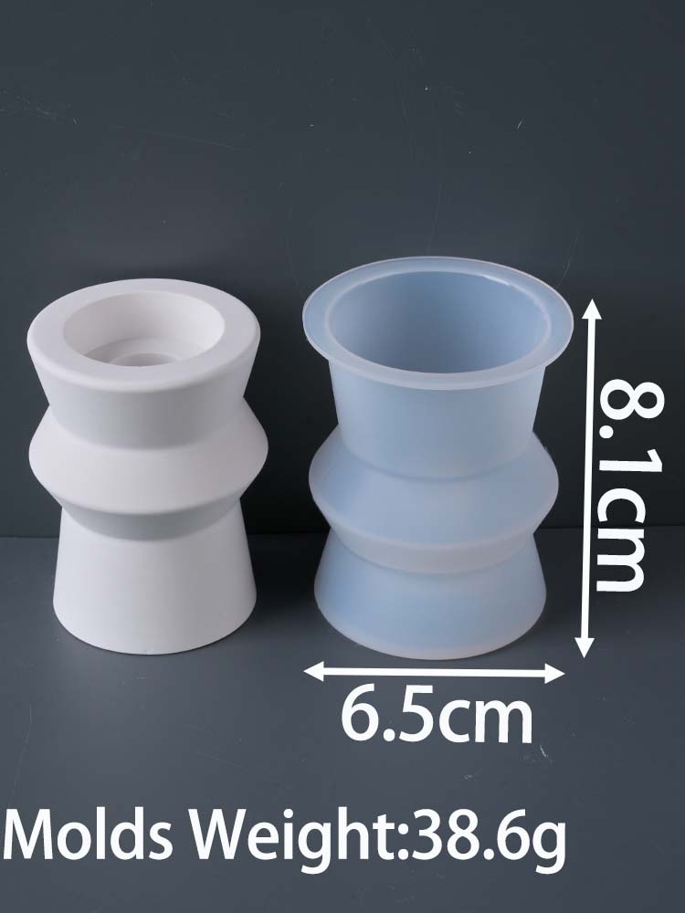 

Сделай сам Минималистичный Геометрический Подсвечник Силиконовая Форма Бетонный Круглый Подсвечник Литье Основа для Чайной Свечи Смоляные Формы Домашний Декор