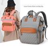 2024 High-End Winter Mommy Backpack: Wet & Dry Separation, Large Capacity, Double Shoulder, Perfect for Outings with Baby.