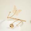 Spiral Metal Starfish Open Cuff Bangles Water Drop Shape Fashion Butterfly Arm Chain  Banquet