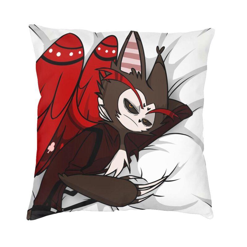 Moderno Hazbin Alastor Cuscino da Divano Buddy Copricuscino Morbido Cartone Animato Anime Federa Decorativa per la Casa