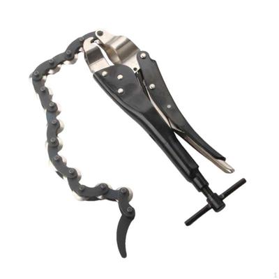 Coupe-tube d'échappement Robuste à chaîne Outil réglable pour mécaniciens, bricoleurs à domicile,