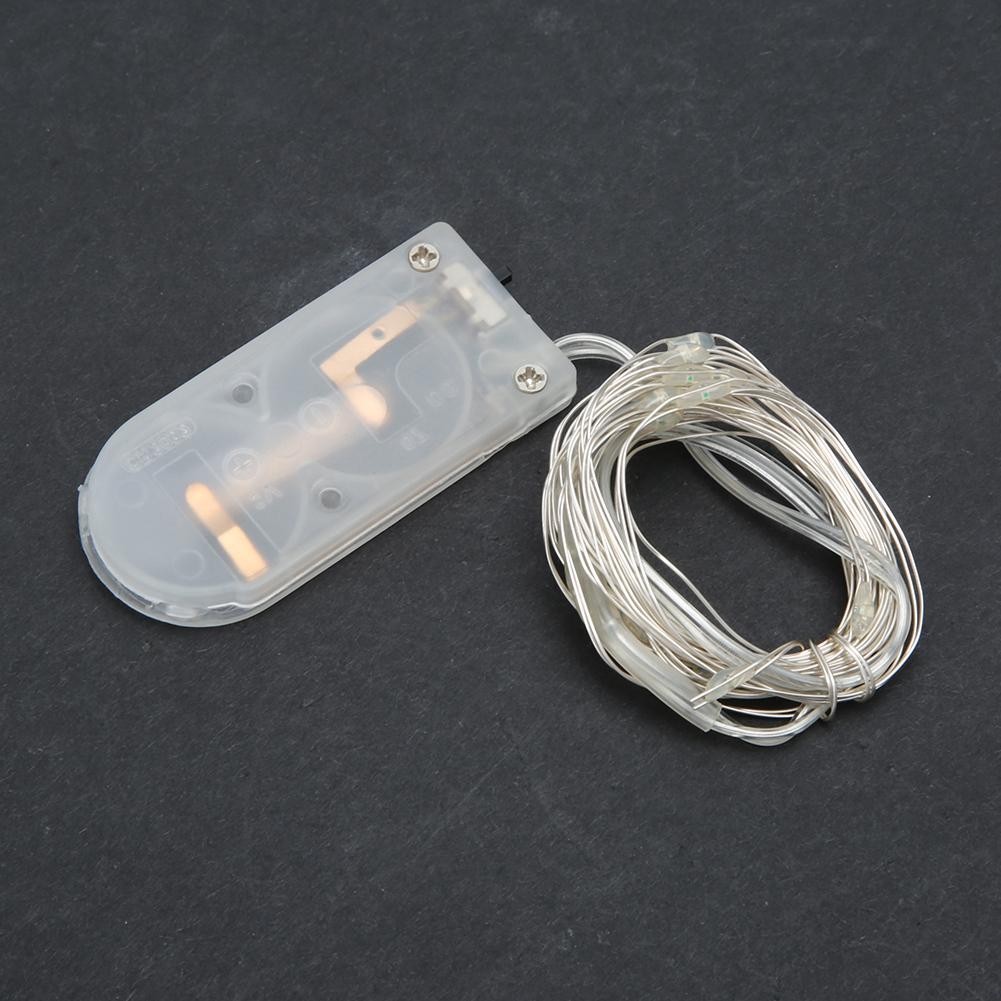 LED Copper Wire Beautiful Waterproof DIY String Lights Home Courtyard Party DecorationPurple