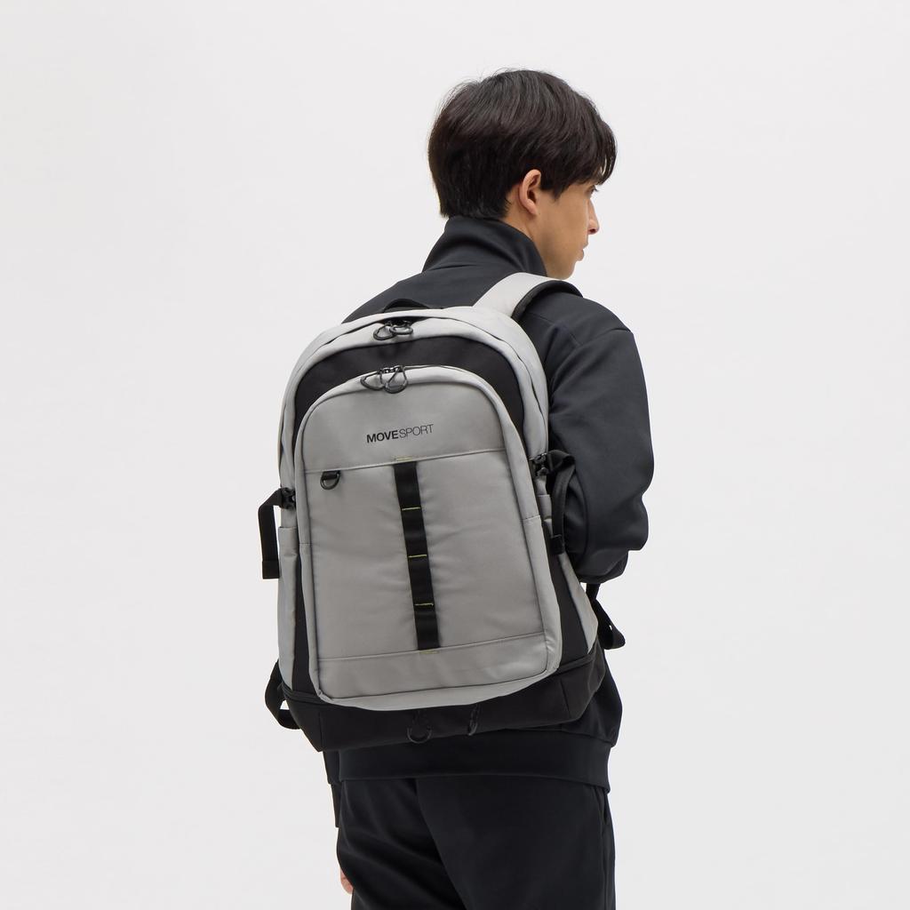 Backpack Descente BREEZE FLOW PACK 40 Large Capacity 40L Water Repellent Reflective Partial Antibacterial Deodorizing Commuting School Gym Business