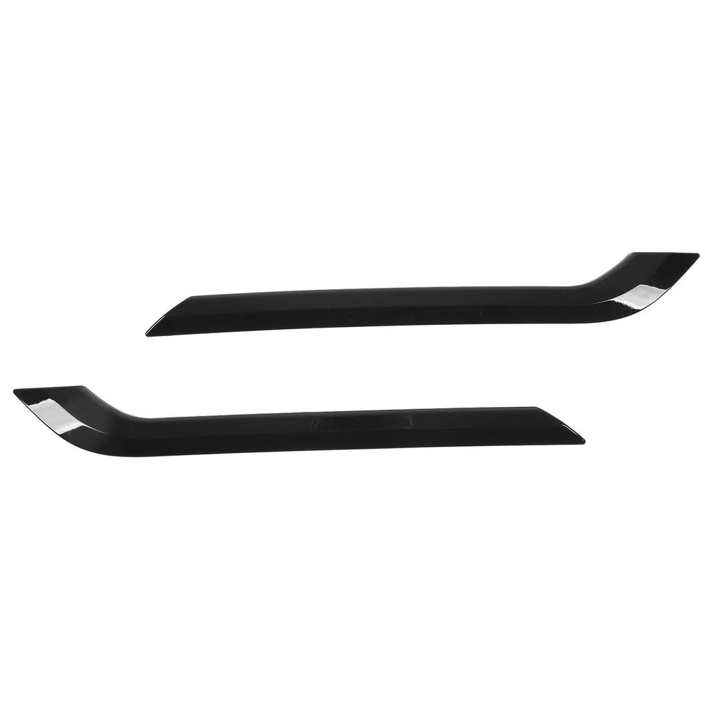 2Pcs Rear Fog Light Trim Cover Left and Right Trim Strip Replacement for Tesla Model Y 2020 To 2023 Varnish Black