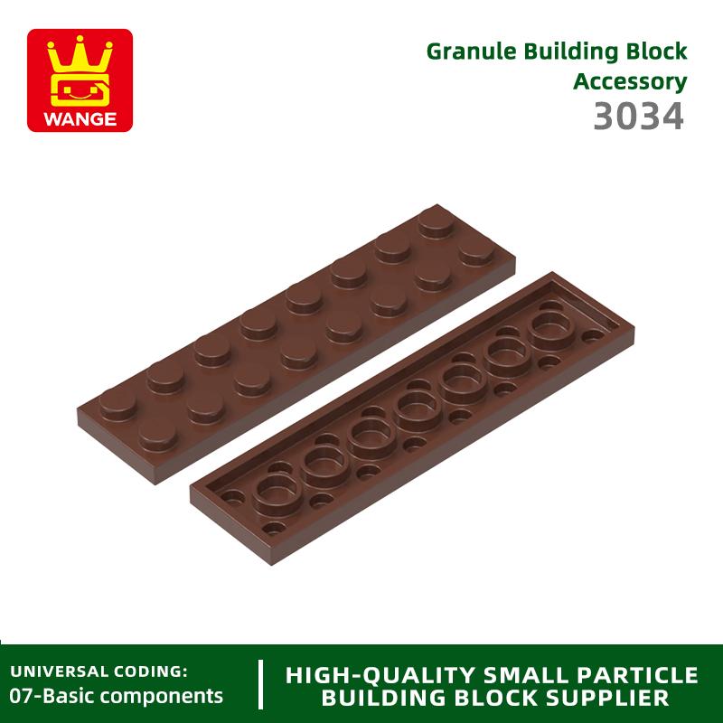 Non-Toxic 44Pcs/Lot 3034 2X8 Foundation Board Building Blocks Moc Basic Components Part Compatible With Bricks Children Toy Gift Box