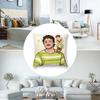 Funny P-Pedro Pascal M-Mood M-Memes Pillow Case Throw Pillow Cover Nordic Vintage Style Cushion Covers Home Living Room Sofa
