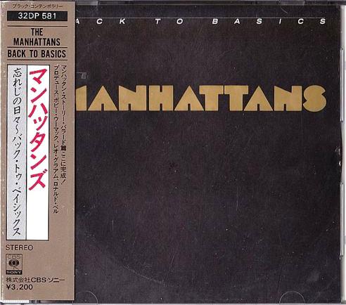 

CD MANHATTANS - Back to Basics 32DP581 CBS/Sony 1987 Japan Soul/Funk Used