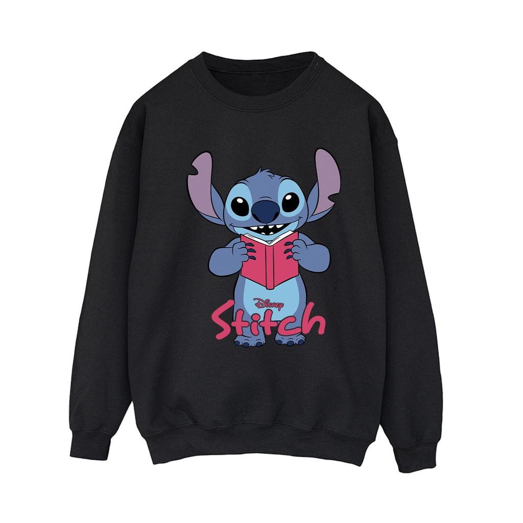 Lilo & Stitch Womens/Ladies Reading Standing Sweatshirt