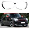 Kompatibel För BMW Mini Cooper Countryman F60 2017-2021 Krom Strålkastare Ring Ram Trim Omgivande Skydd Vänster Höger 51137388117 51137388118(1 par)