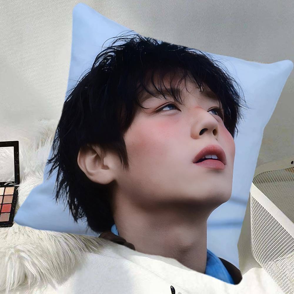 Jihoon Park Pillow Case Square Pillow Bedroom Sofa Leisure Comfort Cushion Car Home Decoration