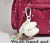 Schoolbag High Value Star Backpack Female College Students Ins Wind Travel Backpack Middle School Student Schoolbag Junior High School Girls Backpack