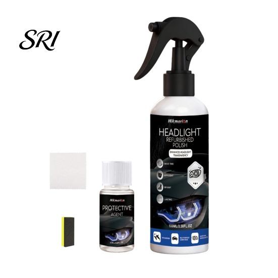 Durable Car Wax Headlight Restoration Kit, Lens Polish Cleaner for Yellow Haze, Easy Apply UV Protection Remover, Restore Clarity Shine, Surface