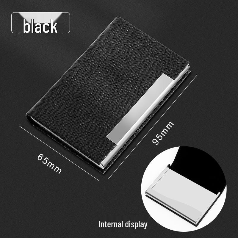 

Большая емкость, креативный держатель для визиток для мужчин и женщин с бесплатной гравировкой - Простой и портативный дизайн.