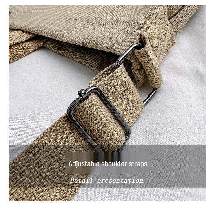 Damen 2023 Canvas Umhängetasche: Geräumiges Retro-Design für Studenten und Pendler