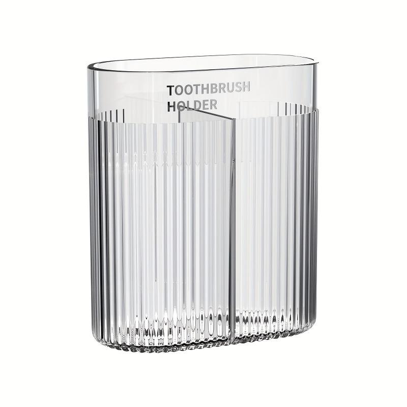 

1 шт. Пластиковый настенный держатель для зубных щеток, многофункциональный органайзер для столешницы, аксессуар для ванной комнаты