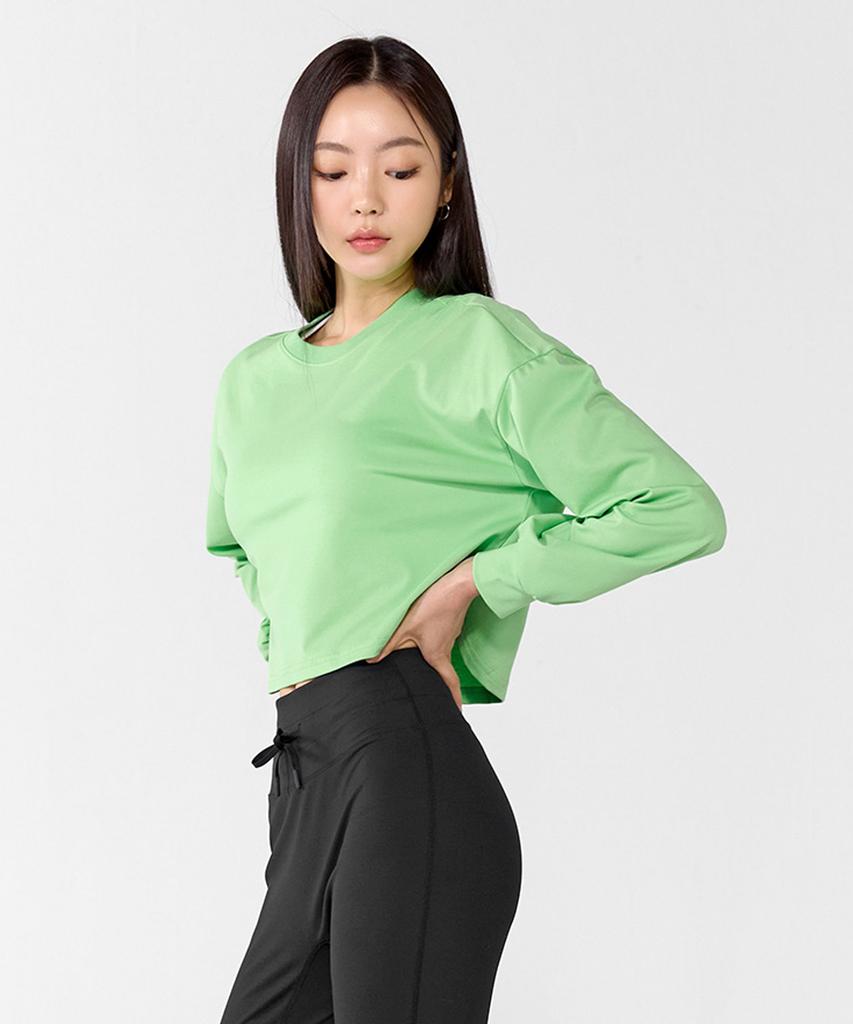 XEXYMIX Cool Touch Light Cover-Up Long Sleeve Cream Green Xwflt02H3