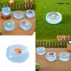 Micro Landscape Dollhouse Noctilucent Fish Tank With Resin Creative Decor For Living Room Tabletop Display